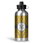 Damask & Moroccan Water Bottle - Aluminum - 20 oz (Personalized)