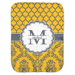 Damask & Moroccan Baby Swaddling Blanket (Personalized)