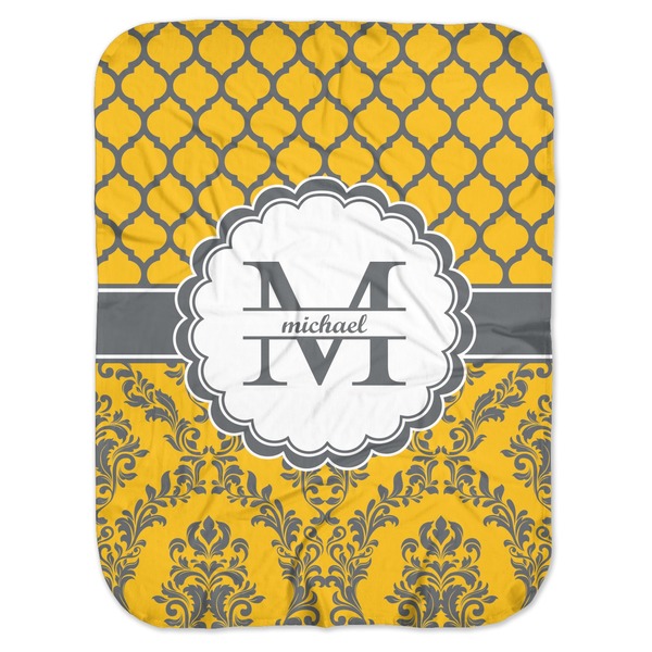 Custom Damask & Moroccan Baby Swaddling Blanket (Personalized)