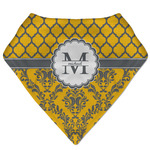 Damask & Moroccan Bandana Bib (Personalized)