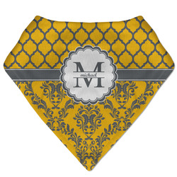 Damask & Moroccan Bandana Bib (Personalized)