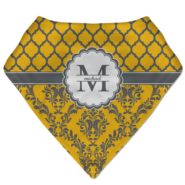Custom Damask & Moroccan Bandana Bib (Personalized)