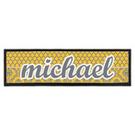 Damask & Moroccan Bar Mat - Large (Personalized)