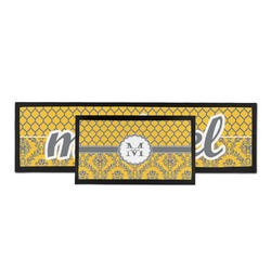 Damask & Moroccan Bar Mat (Personalized)