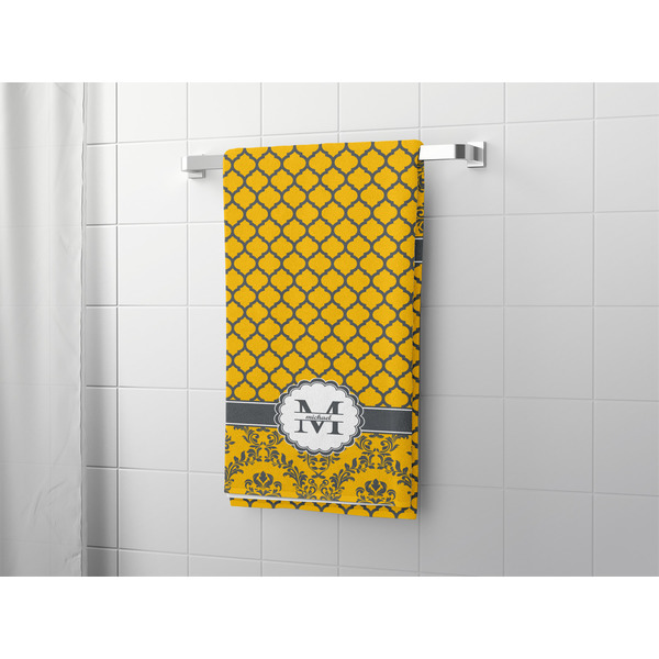 Damask & Moroccan Bath Towel - LIFESTYLE