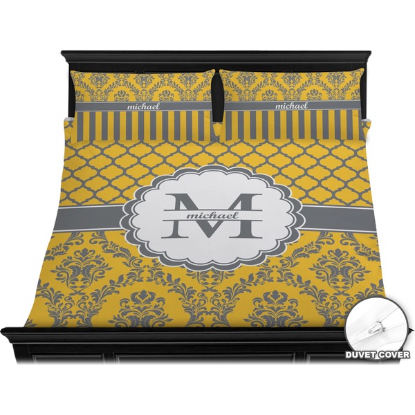 Damask & Moroccan Bedding Set (King) - Duvet