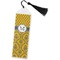 Damask & Moroccan Bookmark with tassel - Flat