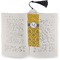 Damask & Moroccan Bookmark with tassel - In book