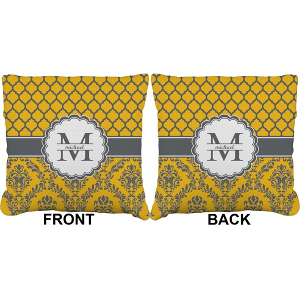 Damask & Moroccan Burlap Pillow Approval