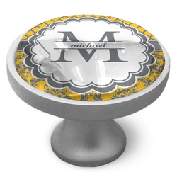 Damask & Moroccan Cabinet Knob (Personalized)