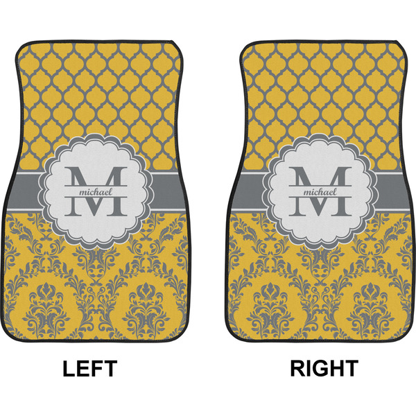 Damask & Moroccan Car Mat Front - Approval