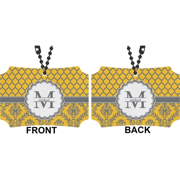 Damask & Moroccan Car Ornament - Berlin (Approval)