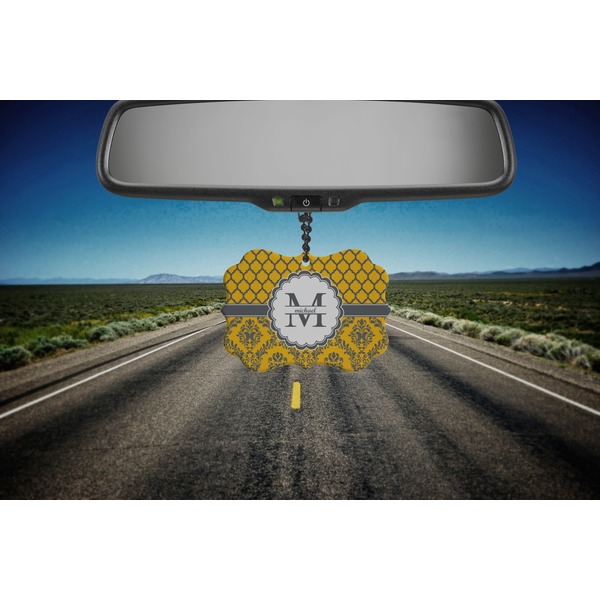 Damask & Moroccan Car Ornament (Road)