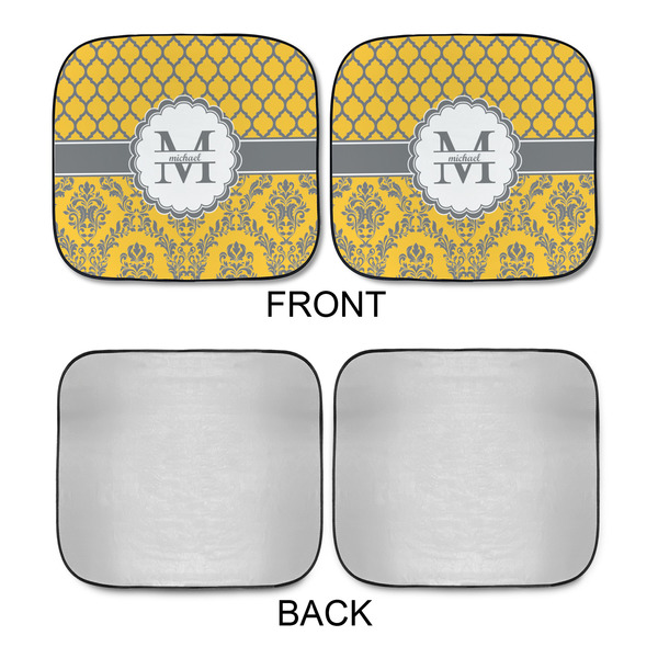 Damask & Moroccan Car Sun Shades - APPROVAL