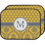 Damask & Moroccan Car Floor Mats (Back Seat) (Personalized)