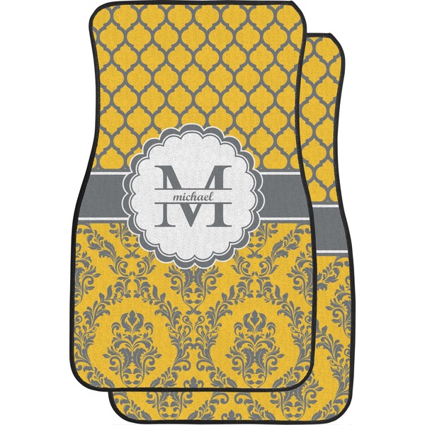 Custom Damask & Moroccan Car Floor Mats (Personalized)
