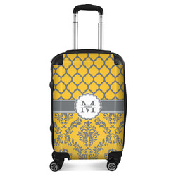 Damask & Moroccan Suitcase - 20" Carry On (Personalized)