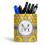 Damask & Moroccan Ceramic Pen Holder