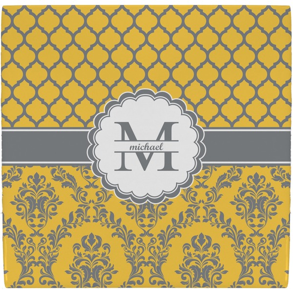 Custom Damask & Moroccan Ceramic Tile Hot Pad (Personalized)