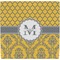Damask & Moroccan Ceramic Tile Hot Pad (Personalized)