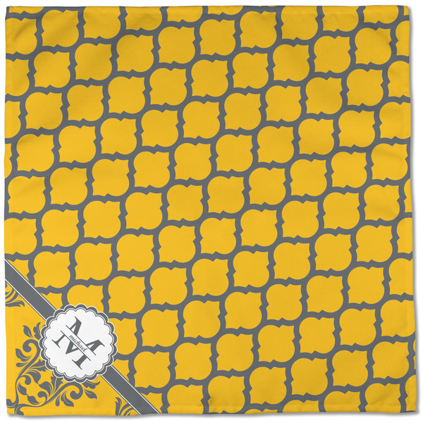 Damask & Moroccan Cloth Napkins - Personalized Dinner (Full Open)