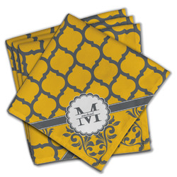 Damask & Moroccan Cloth Napkins (Set of 4) (Personalized)