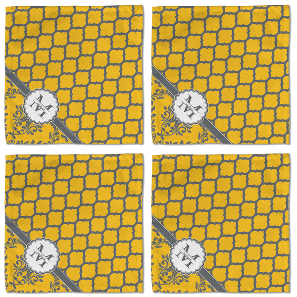 Damask & Moroccan Cloth Napkins - Personalized Lunch (APPROVAL) Set of 4