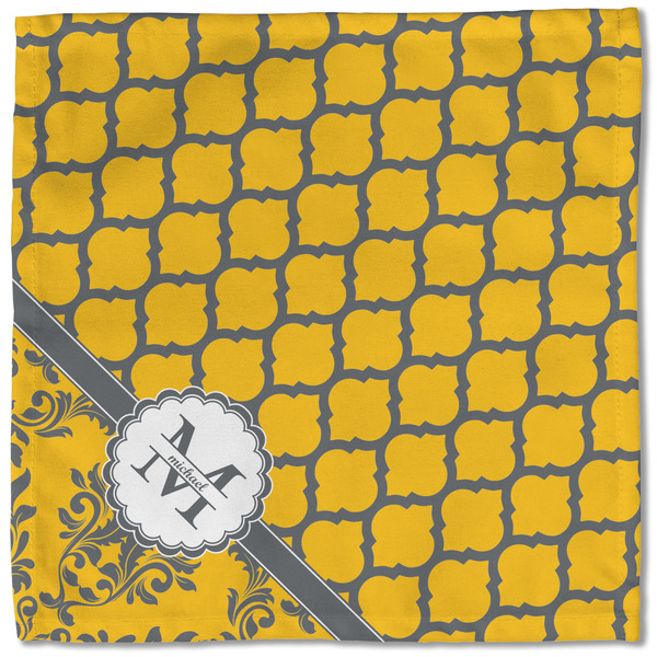 Damask & Moroccan Cloth Napkins - Personalized Lunch (Single Full Open)