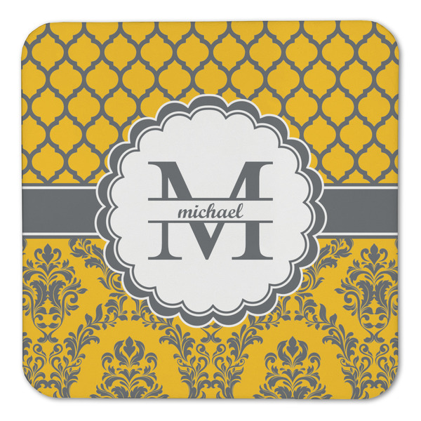 Damask & Moroccan Coaster Set - FRONT (one)