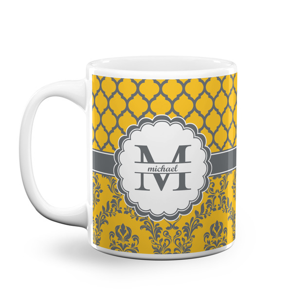 Custom Damask & Moroccan Coffee Mug (Personalized)