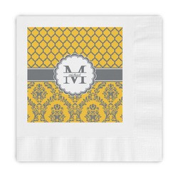 Damask & Moroccan Embossed Decorative Napkins (Personalized)