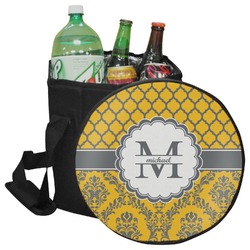 Damask & Moroccan Collapsible Cooler & Seat (Personalized)