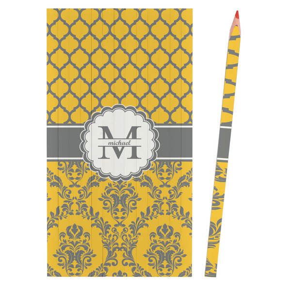 Damask & Moroccan Colored Pencils - Front View