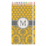 Damask & Moroccan Colored Pencils (Personalized)