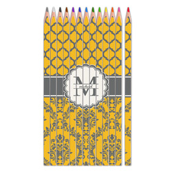 Damask & Moroccan Colored Pencils (Personalized)