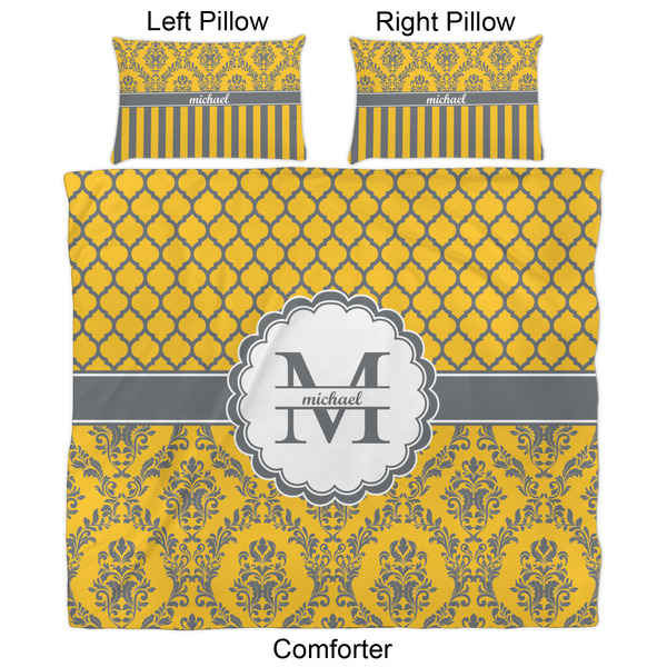 Damask & Moroccan Comforter Set - King - Approval