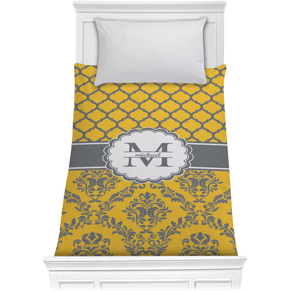 Damask & Moroccan Comforter (Twin)