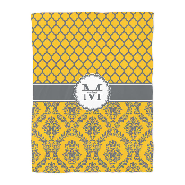 Damask & Moroccan Comforter - Twin - Front