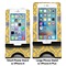 Damask & Moroccan Compare Phone Stand Sizes - with iPhones