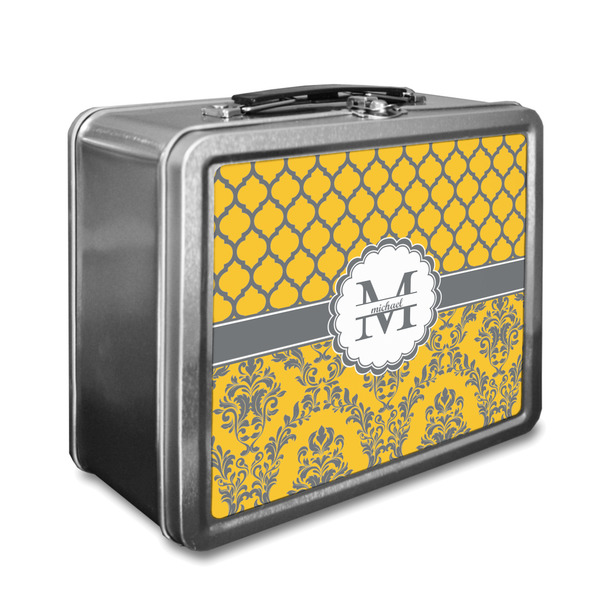 Custom Damask & Moroccan Lunch Box (Personalized)