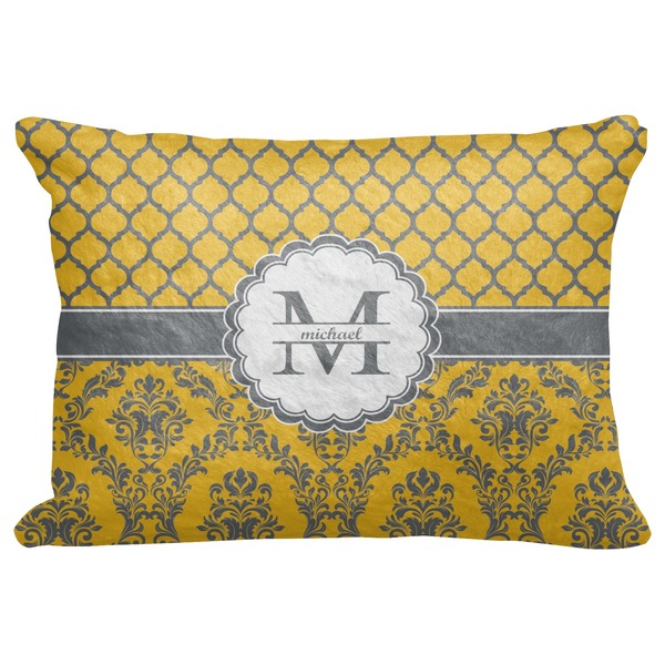 Custom Damask & Moroccan Decorative Baby Pillowcase - 16"x12" (Personalized)