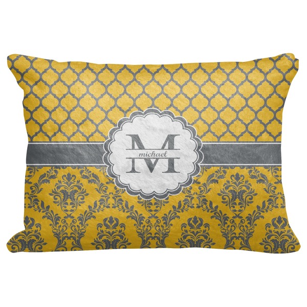 Custom Damask & Moroccan Decorative Baby Pillowcase - 16"x12" (Personalized)