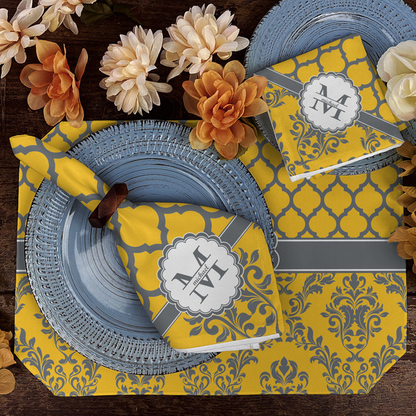 Damask & Moroccan Dining Set