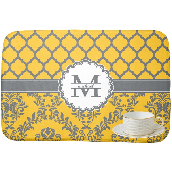 Damask & Moroccan Dish Drying Mat