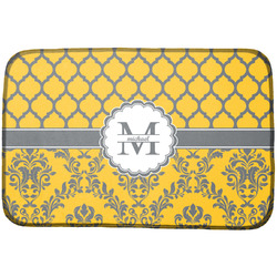 Damask & Moroccan Dish Drying Mat (Personalized)