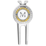 Damask & Moroccan Golf Divot Tool & Ball Marker (Personalized)