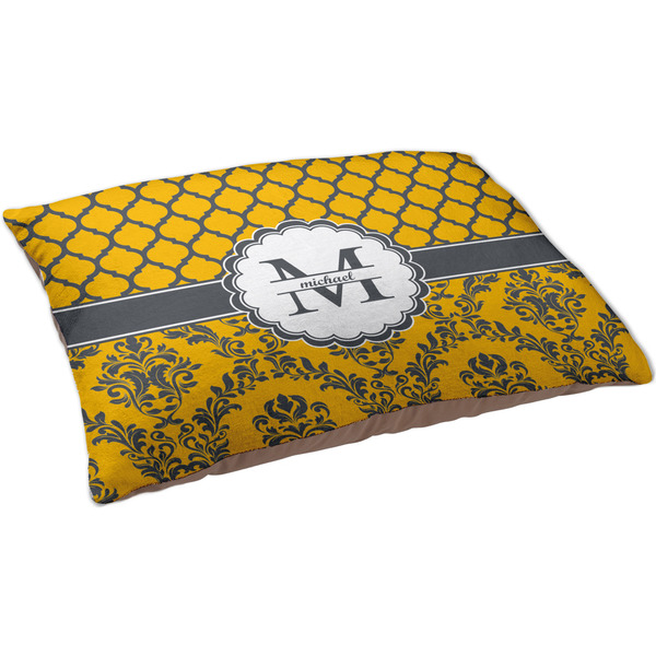 Damask & Moroccan Dog Bed - Large