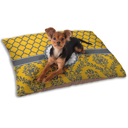 Damask & Moroccan Dog Bed - Small w/ Name and Initial