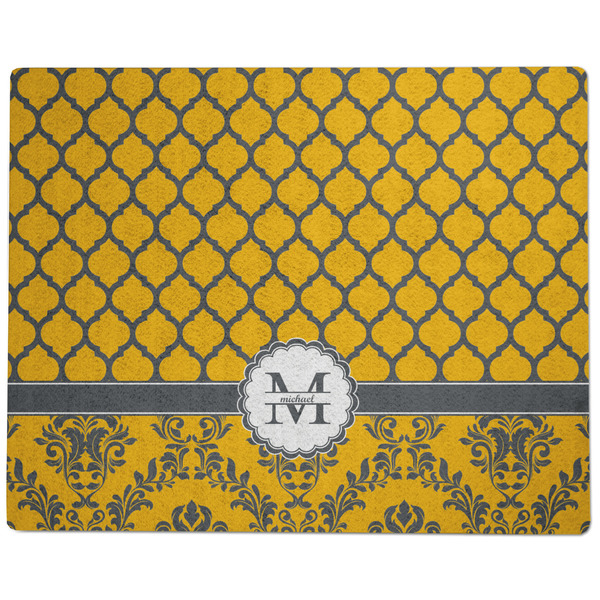 Damask & Moroccan Dog Food Mat - Large without Bowls