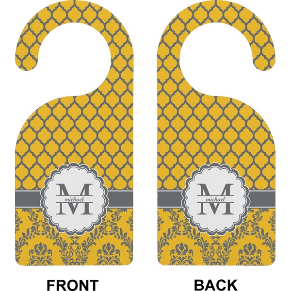 Damask & Moroccan Door Hanger (Approval)